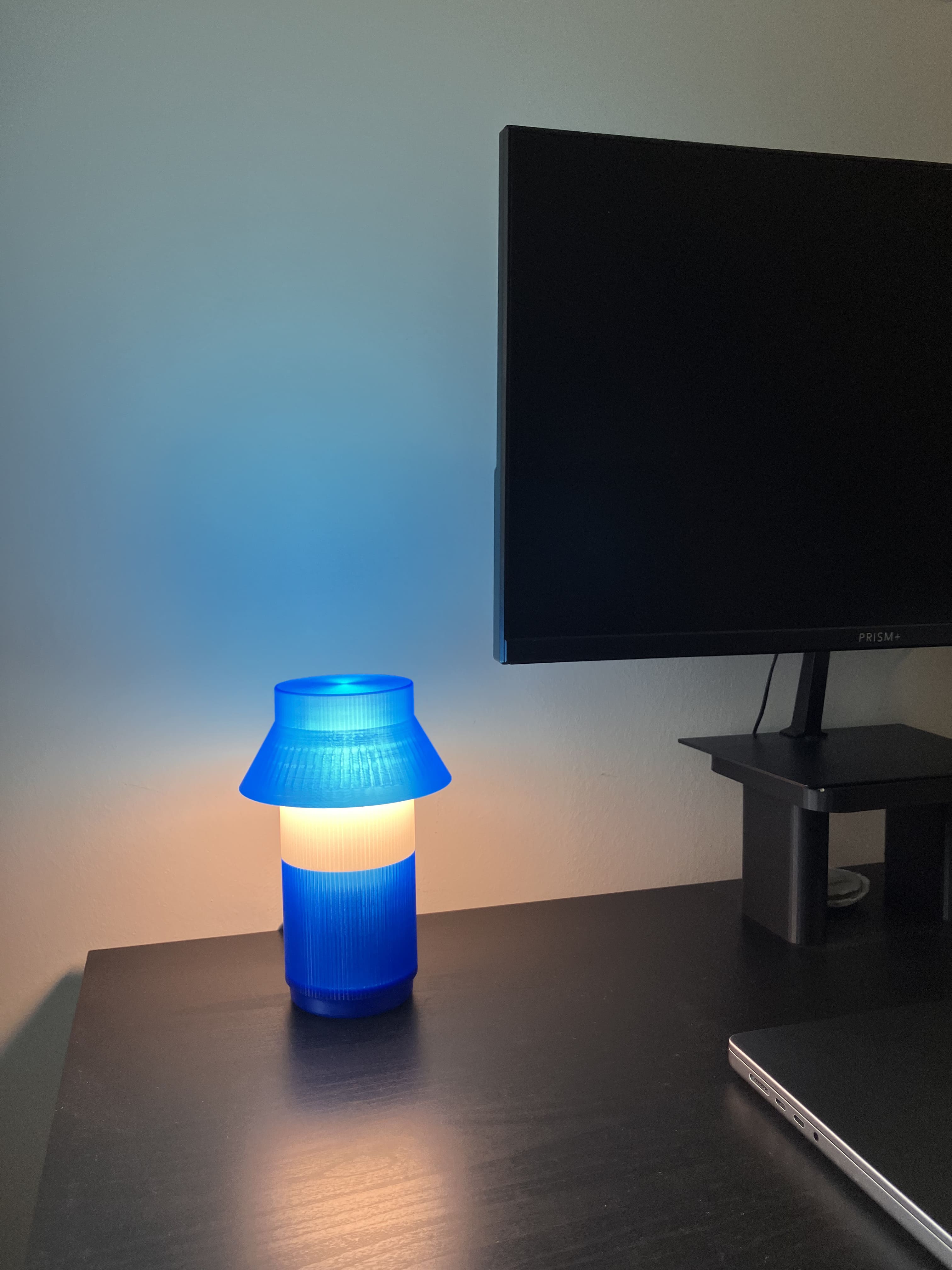 Hato Lamp - Electric Blue with pants - View 3